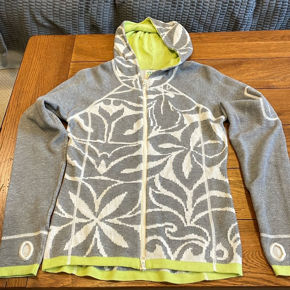 Title Nine knit zip up sweater size S
